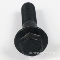 Perno de brida hexadecimal de óxido dentado de negro 6 mm 8 mm